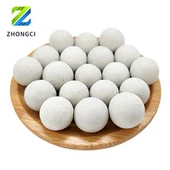 23% Al2O3 Bóng gốm trơ Alumina Hỗ trợ bóng sứ truyền thông
